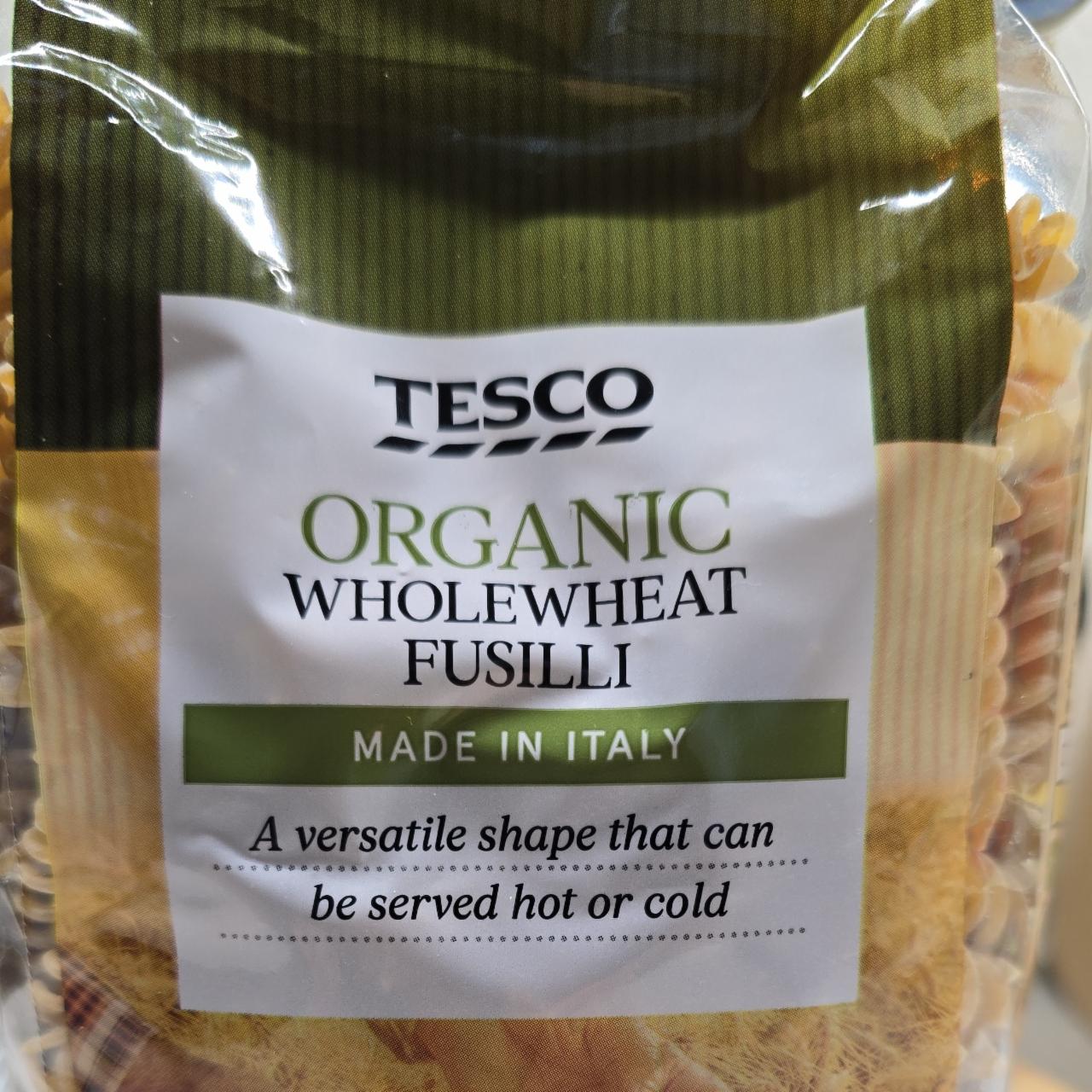 Képek - Organic wholewheat fusilli Tesco