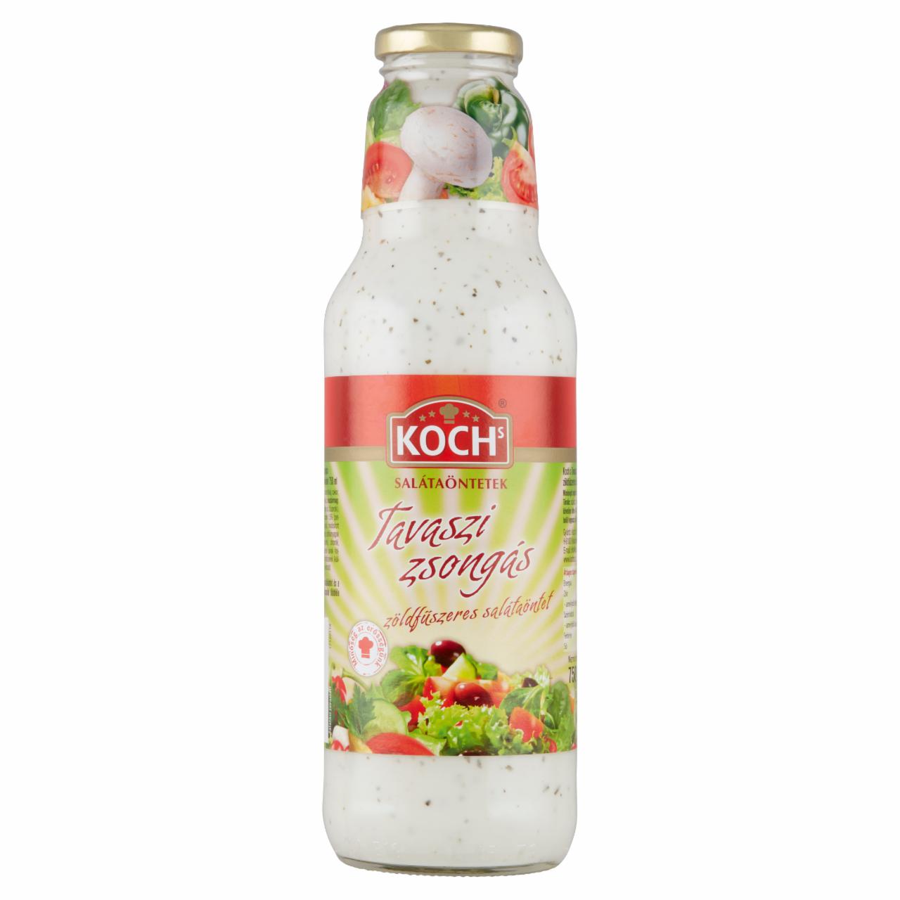 Képek - Koch's Tavaszi Zsongás zöldfűszeres salátaöntet 750 ml