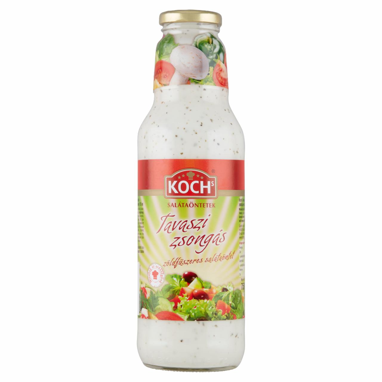 Képek - Koch's Tavaszi Zsongás zöldfűszeres salátaöntet 750 ml