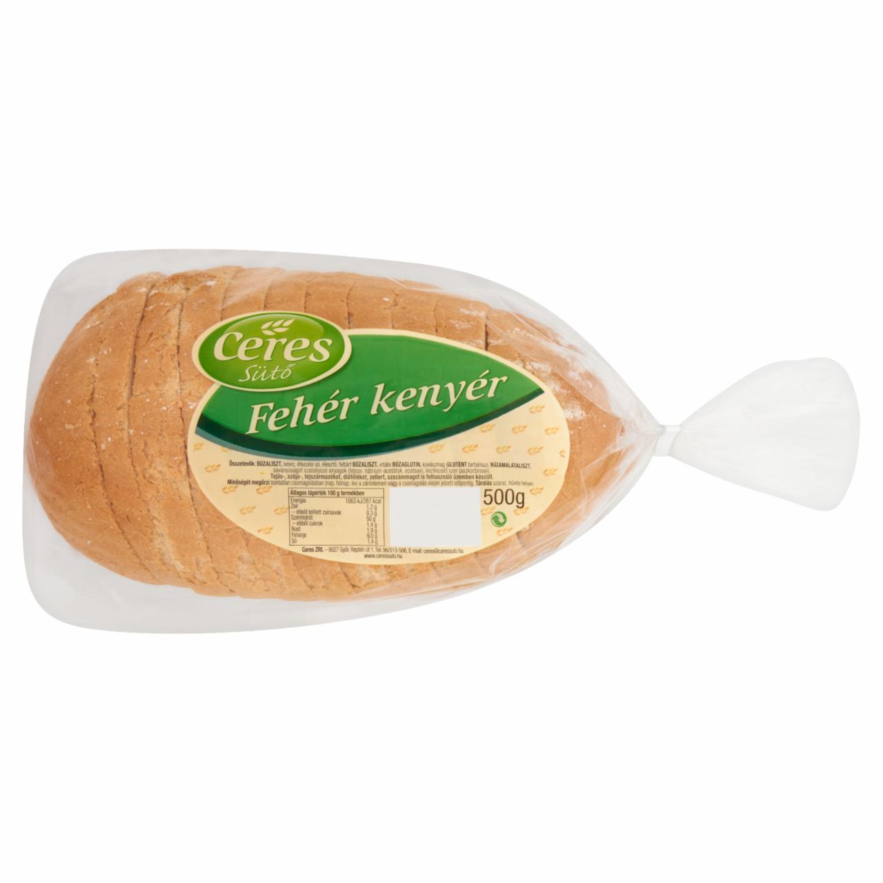 Képek - Ceres Sütő fehér kenyér 500 g