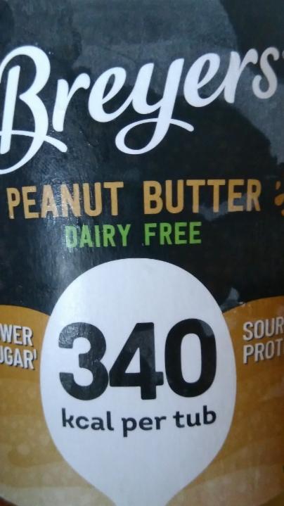 Képek - Breyers Delights Dairy Free Peanut Butter proteines fagylalt kehelyben