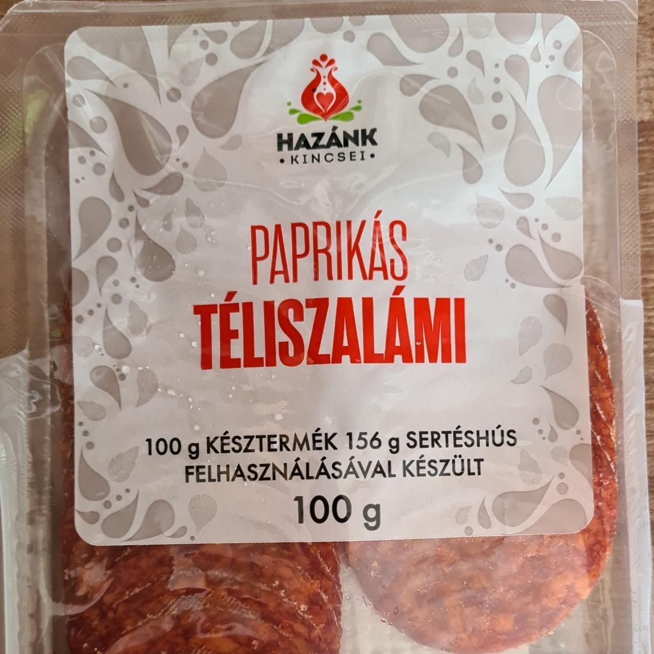 Képek - Paprikás téliszalámi Hazánk Kincsei