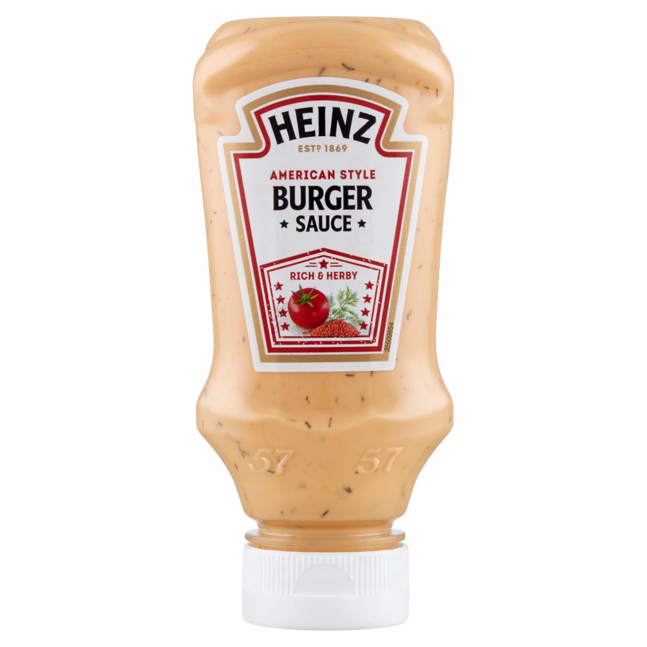 Képek - Heinz mustáros-kapros ízű hamburger szósz 230 g