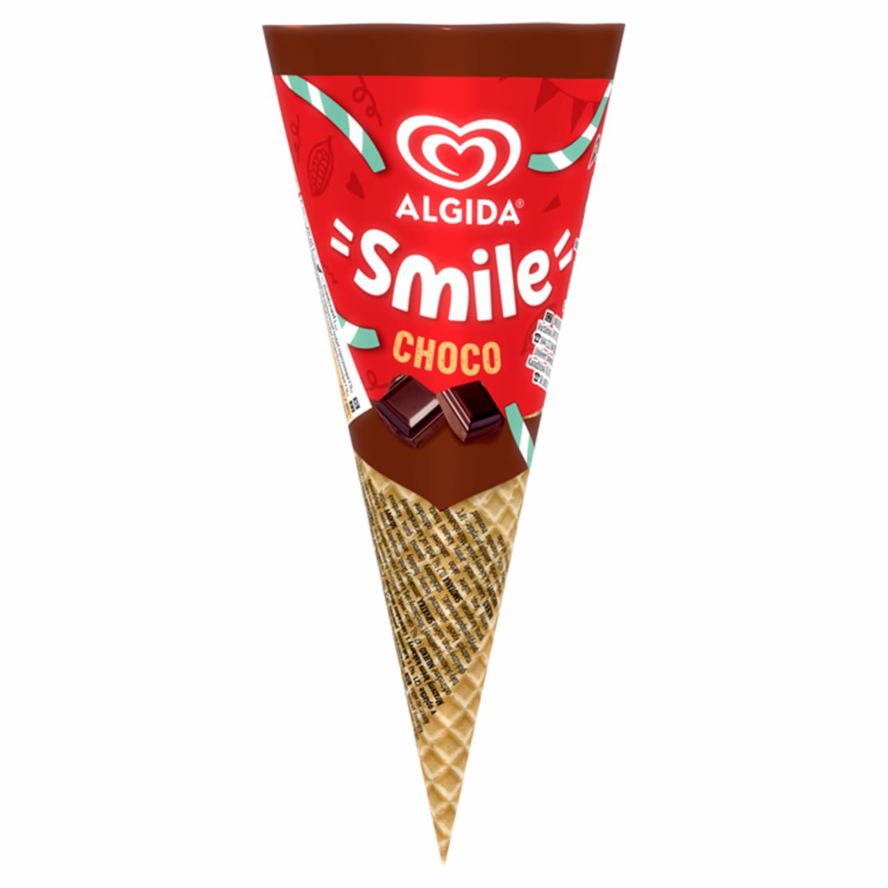 Képek - Algida Smile tölcséres jégkrém Csokoládés 110 ml