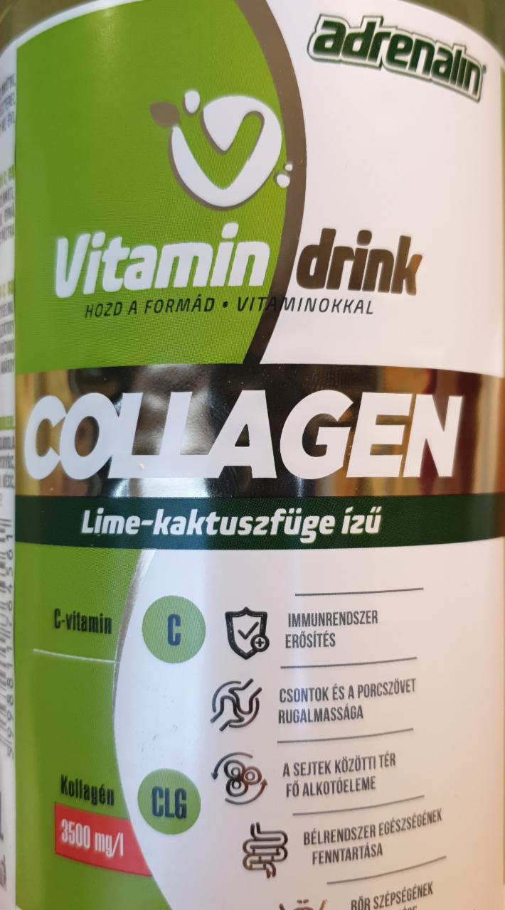 Képek - Vitamin drink collagen Lime-kaktuszfüge Adrenalin