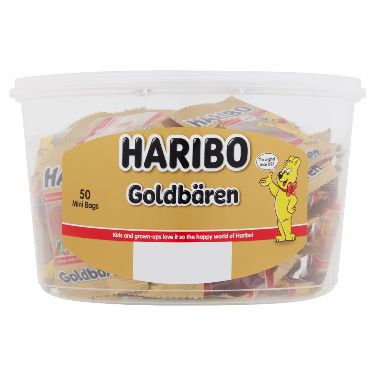 Képek - Haribo Goldbären gyümölcsízű gumicukorka 50 db
