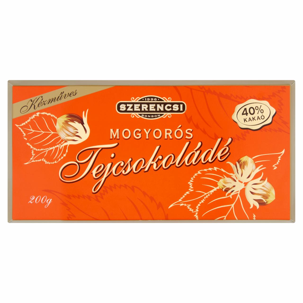 Képek - Szerencsi mogyorós tejcsokoládé 200 g