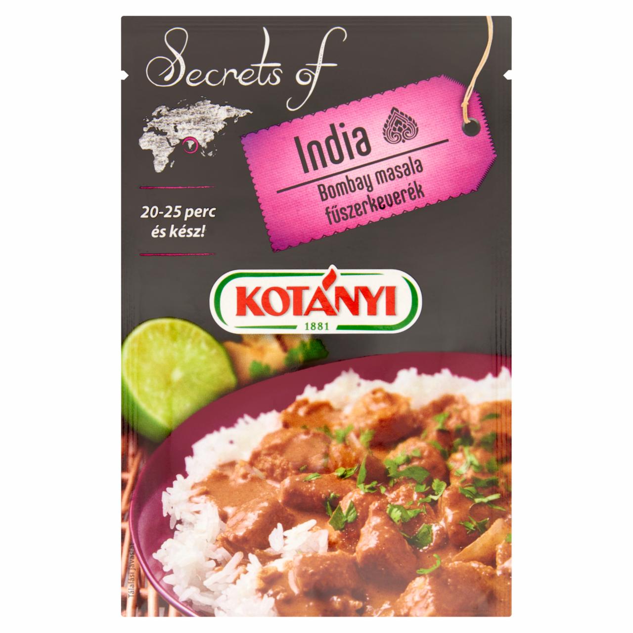 Képek - Kotányi Secrets of India Bombay masala fűszerkeverék 20 g