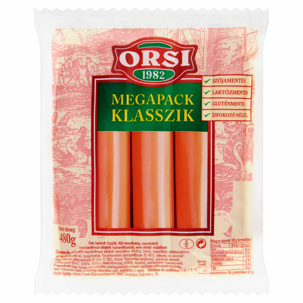 Képek - Orsi megapack klasszik 480 g