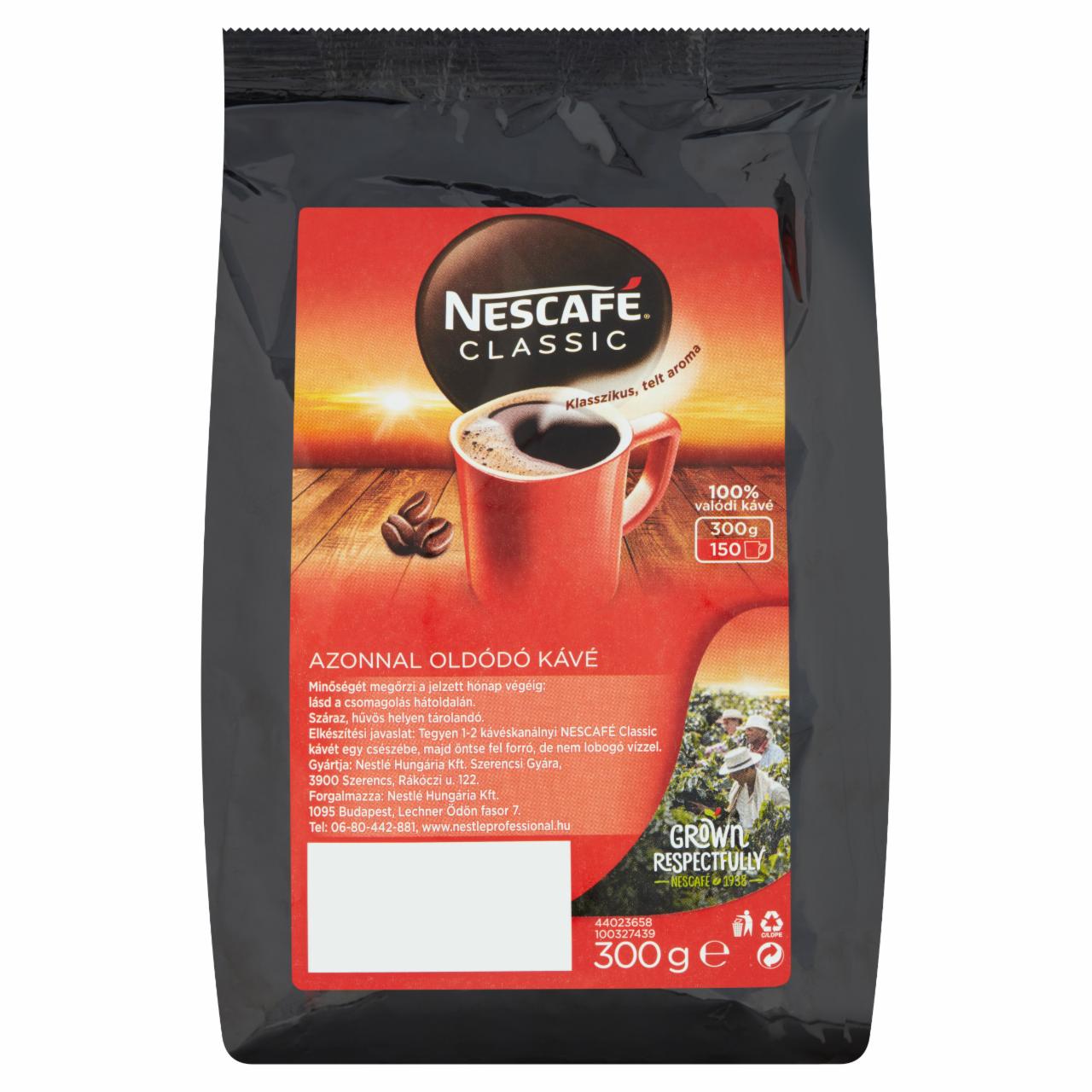 Képek - Nescafé Classic azonnal oldódó kávé 300 g