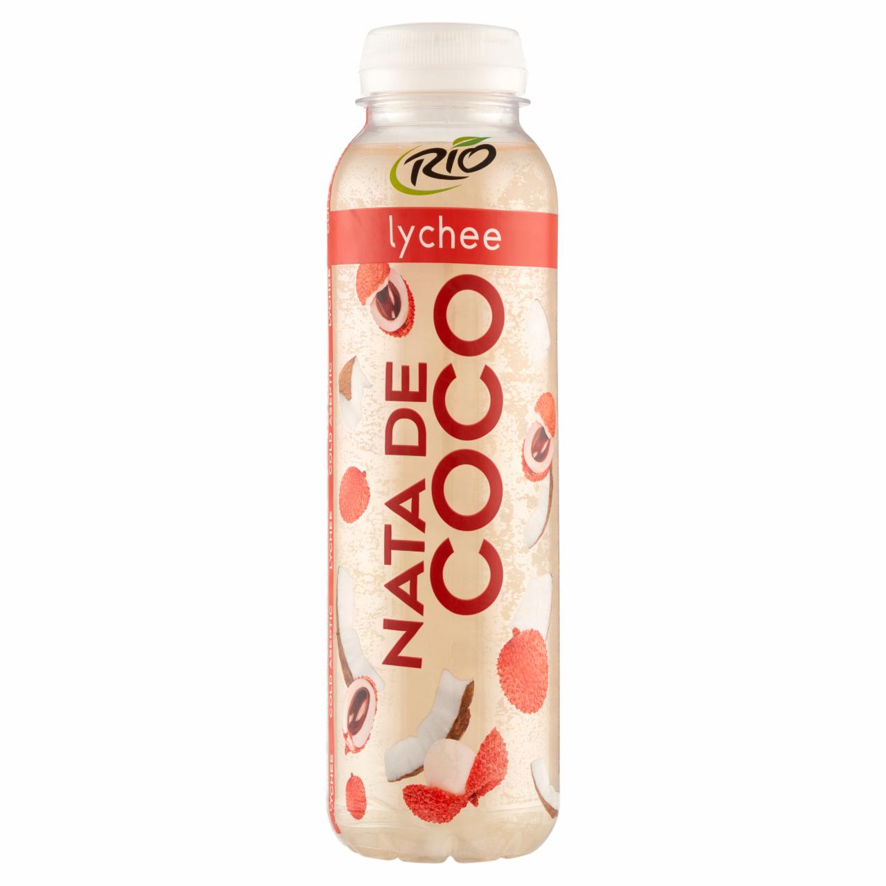 Képek - RIO gyümölcsital nata de cocoval és licsi ízesítéssel 400 ml