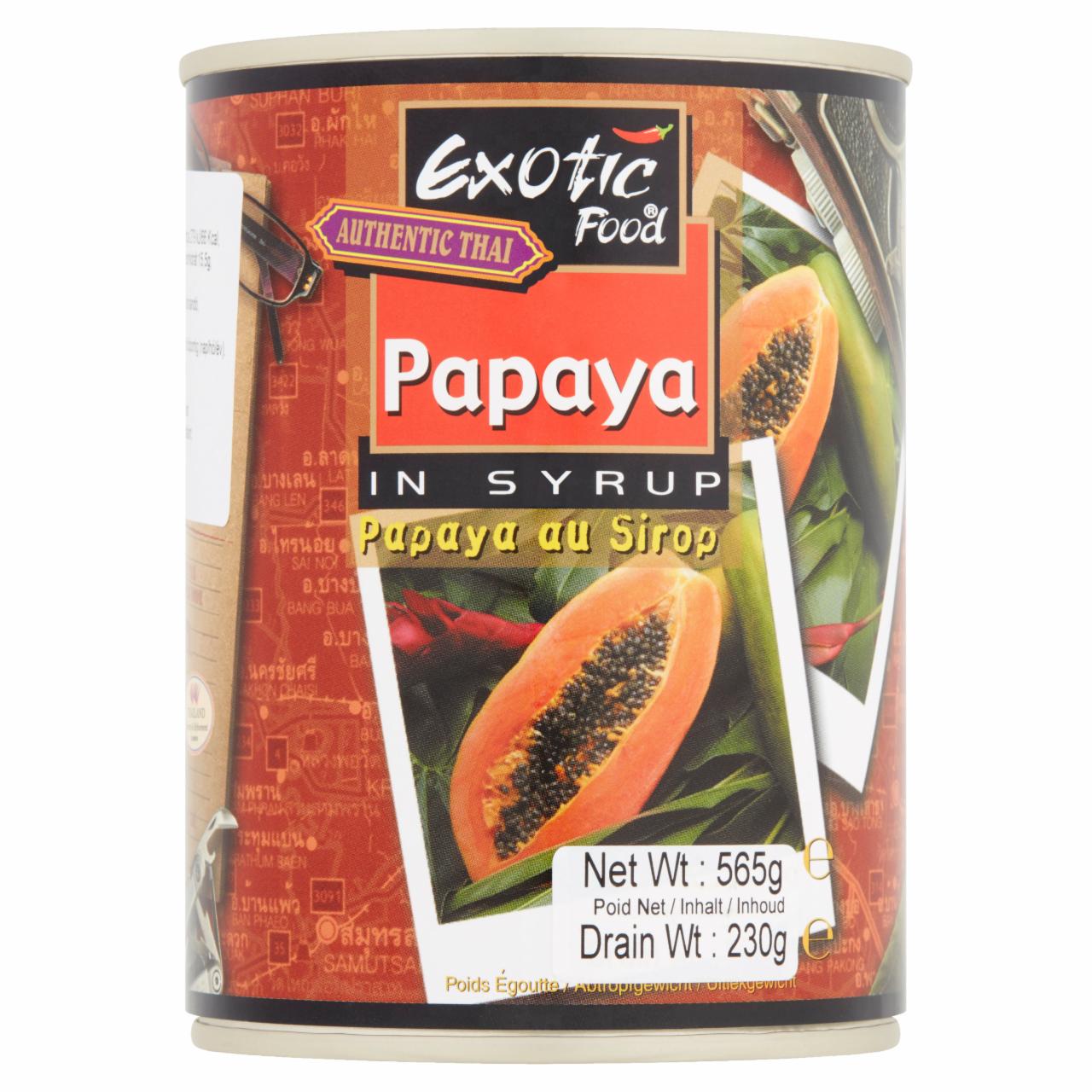 Képek - Exotic Food papaya szirupban 565 g