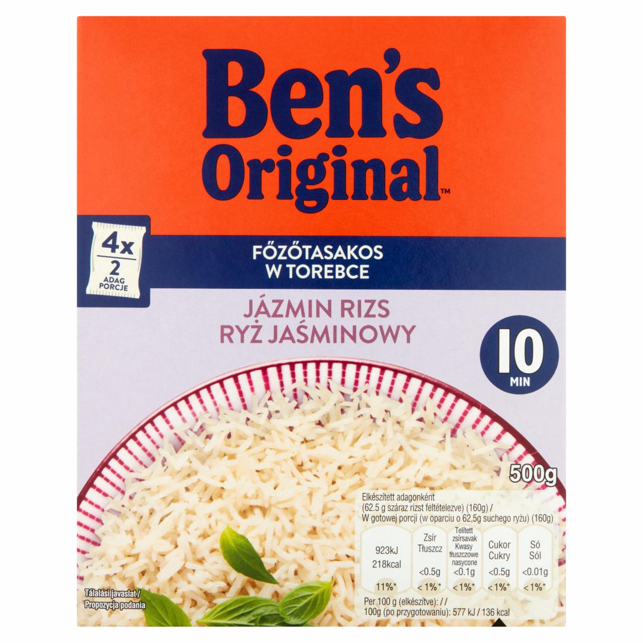 Képek - Ben's Original főzőtasakos jázmin rizs 500 g