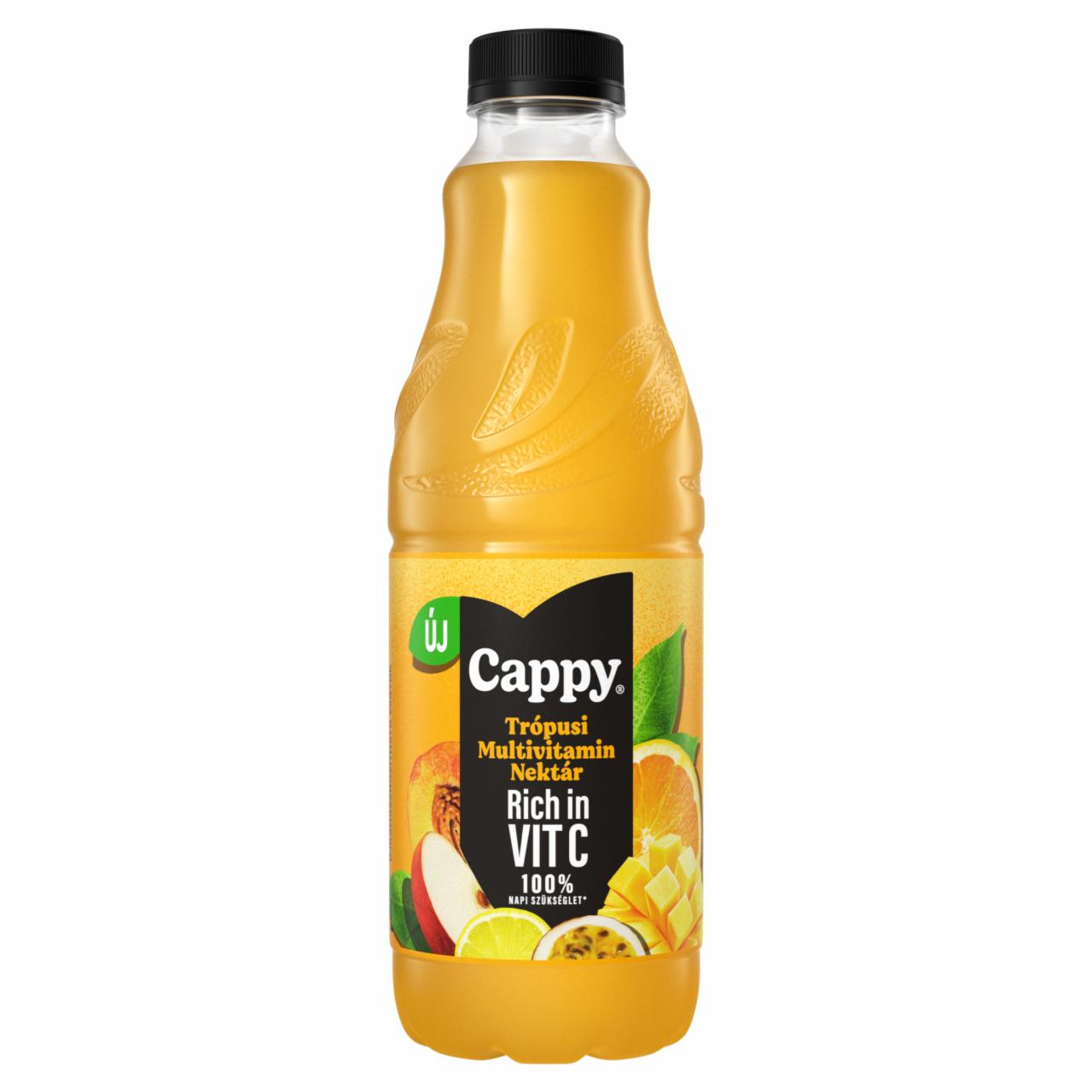 Képek - Cappy Tropical Multivitamin vegyes gyümölcsnektár trópusi ízzel és hozzáadott vitaminokkal 1 l