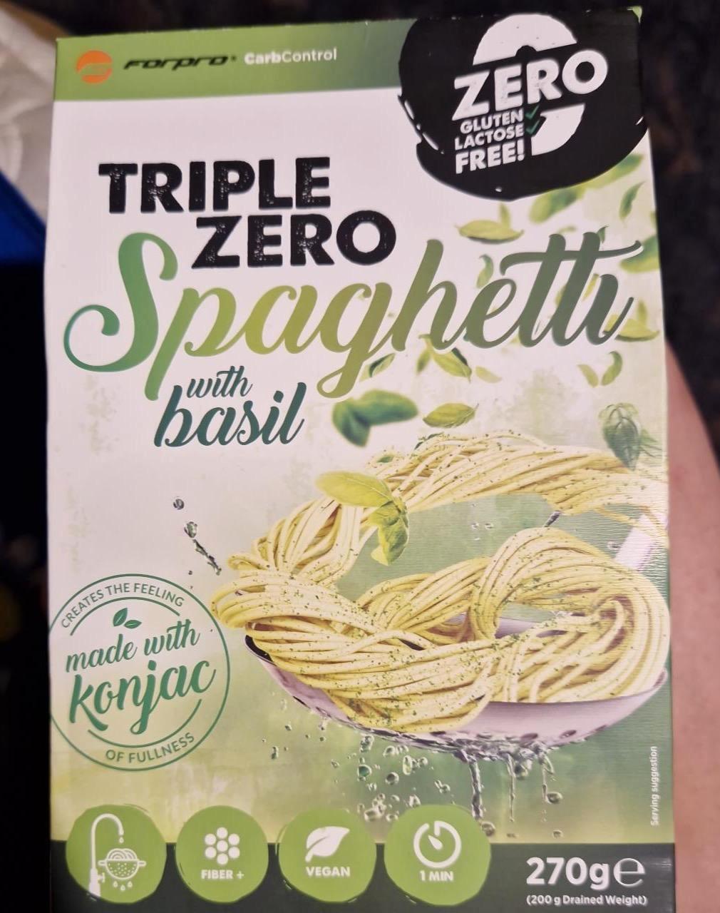 Képek - Triple zero spagetti bazsalikommal Forpro
