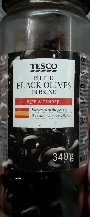 Képek - Magozott olívabogyó fekete Tesco