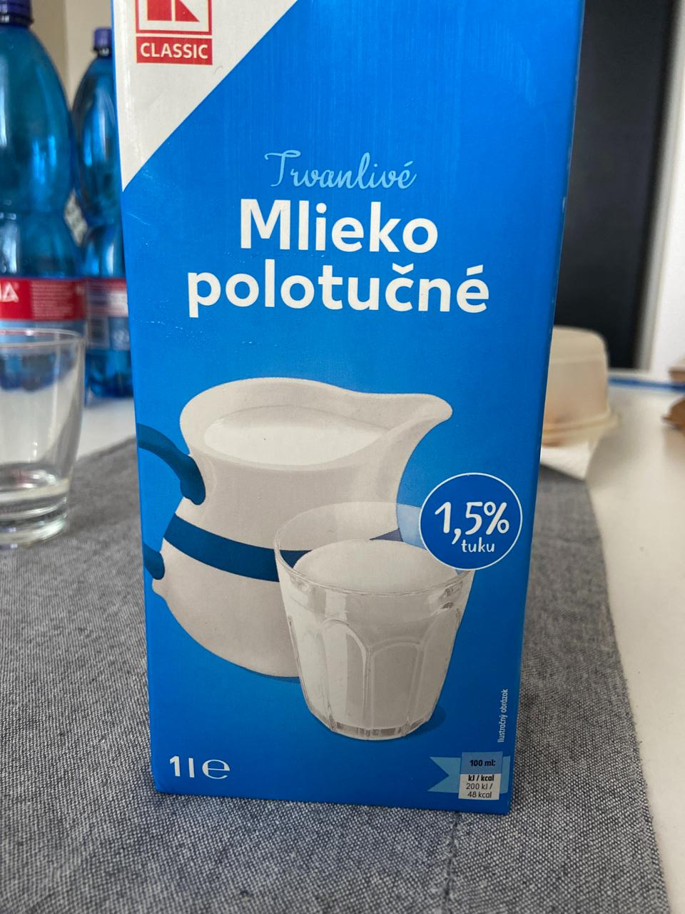 Képek - Trvanlivé mlieko polotučné 1,5% K-Classic
