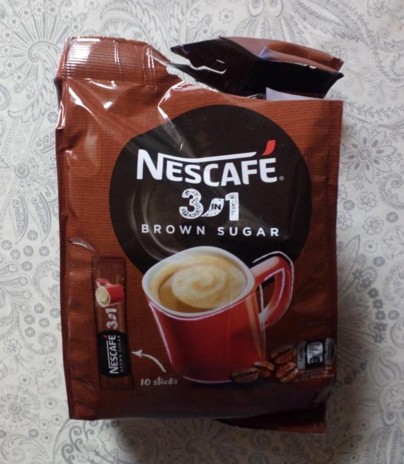 Képek - Nescafé 3in1 Brown Sugar azonnal oldódó kávéspecialitás barnacukorral 10 x 16,5 g (165 g)