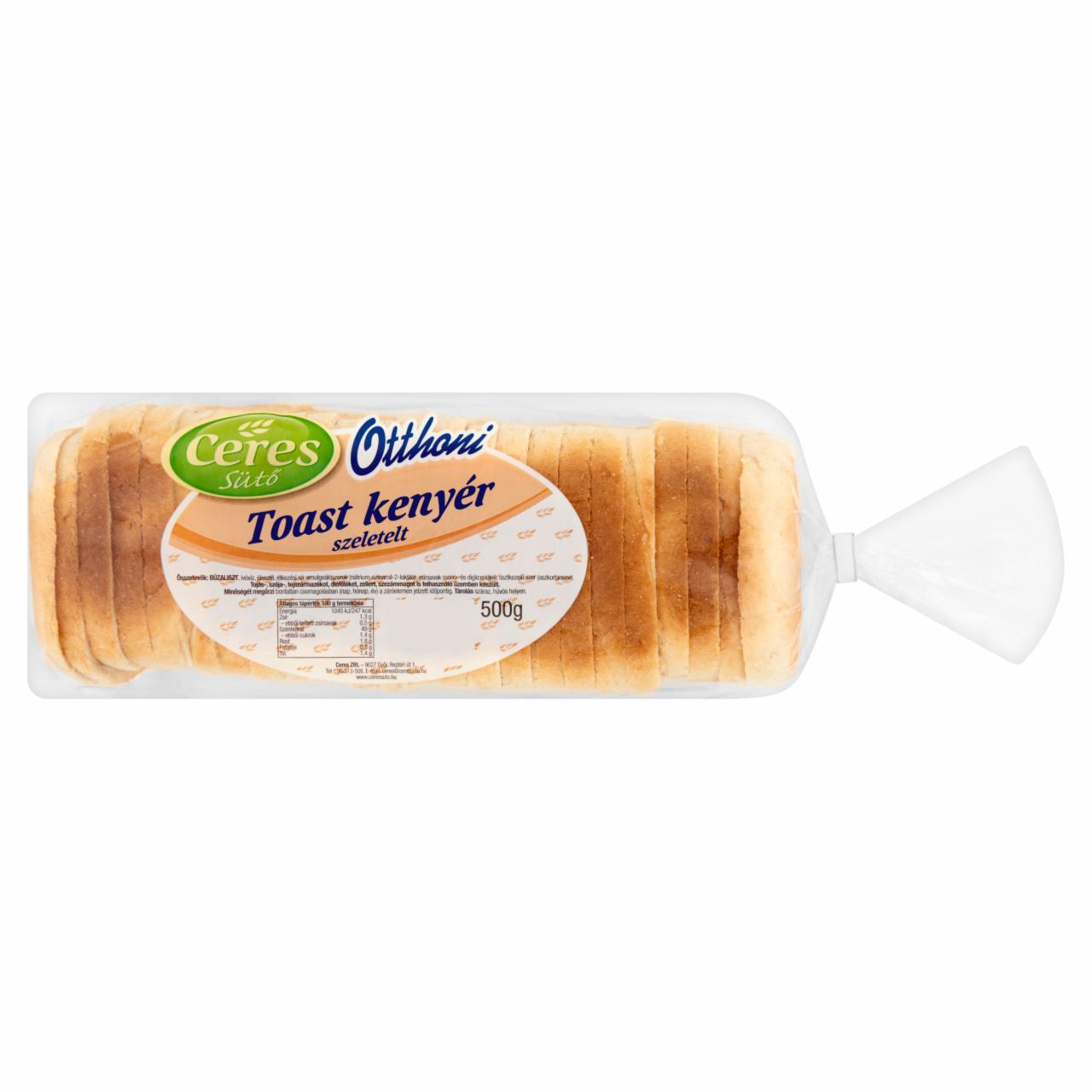 Képek - Ceres Sütő Otthoni szeletelt toast kenyér 500 g