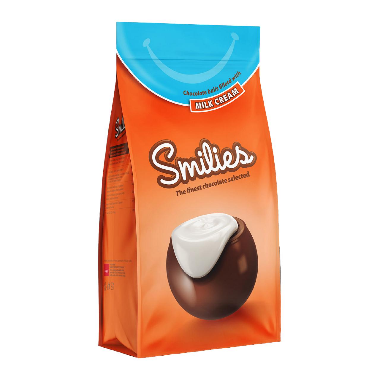 Képek - SMILIES Csokoládé Praliné Tejkrémes 138 g