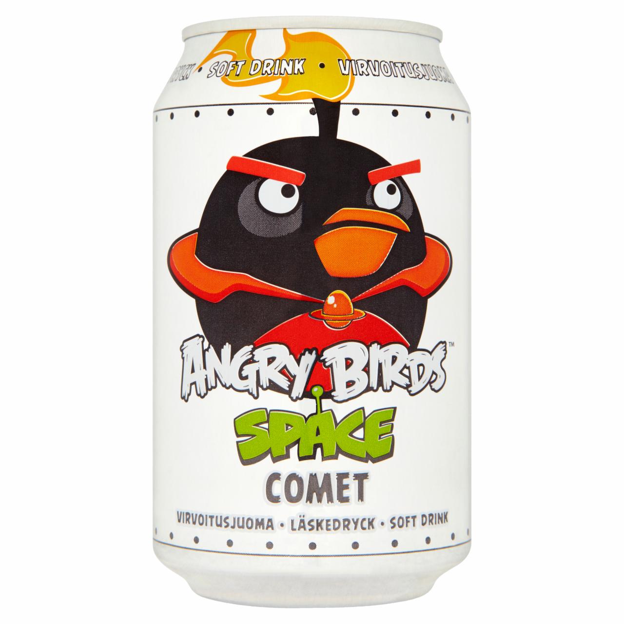 Képek - Angry Birds Space Comet narancs és cola ízű szénsavas üdítőital 0,33 l