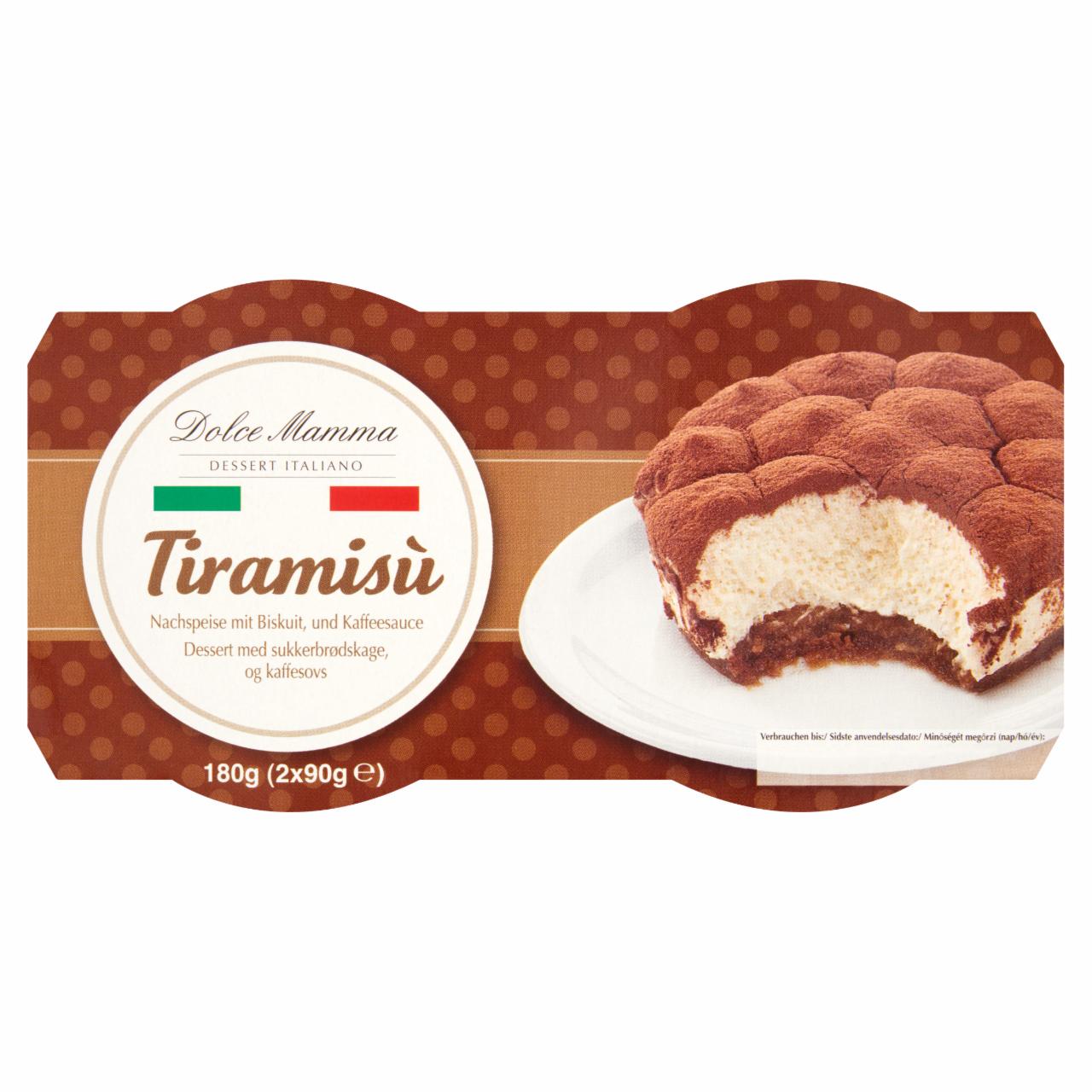 Képek - Dolce Mamma Tiramisú kávéba mártott piskótás desszert 2 x 90 g