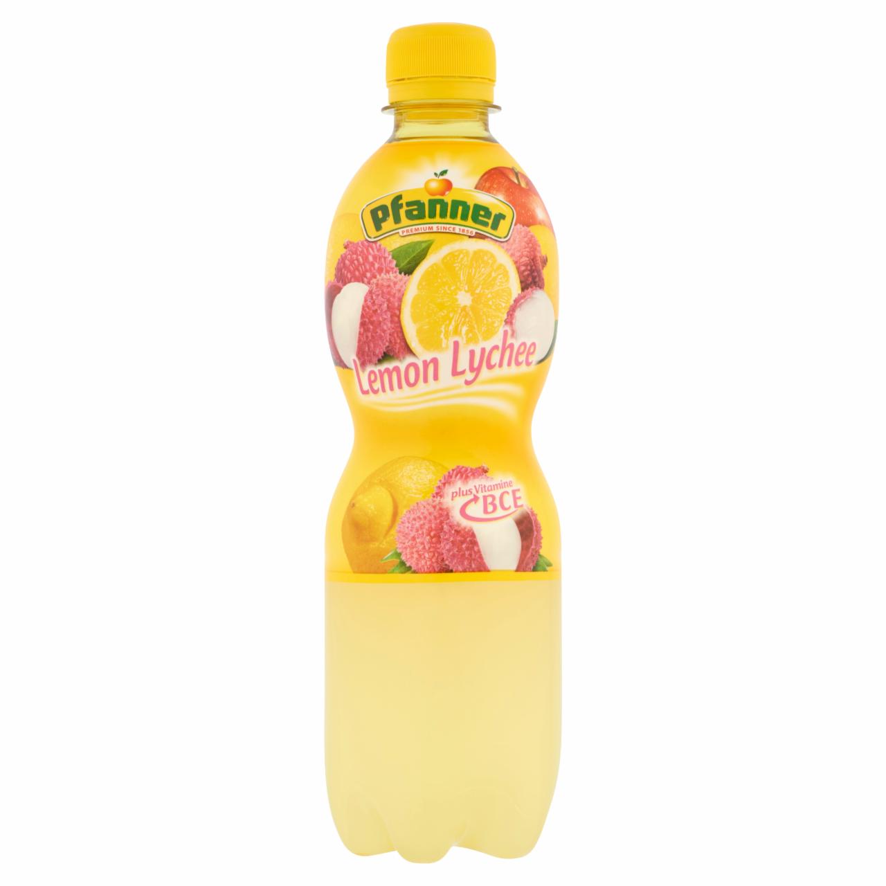Képek - Pfanner vegyes gyümölcsital lemon-lychee ízesítéssel 0,5 l