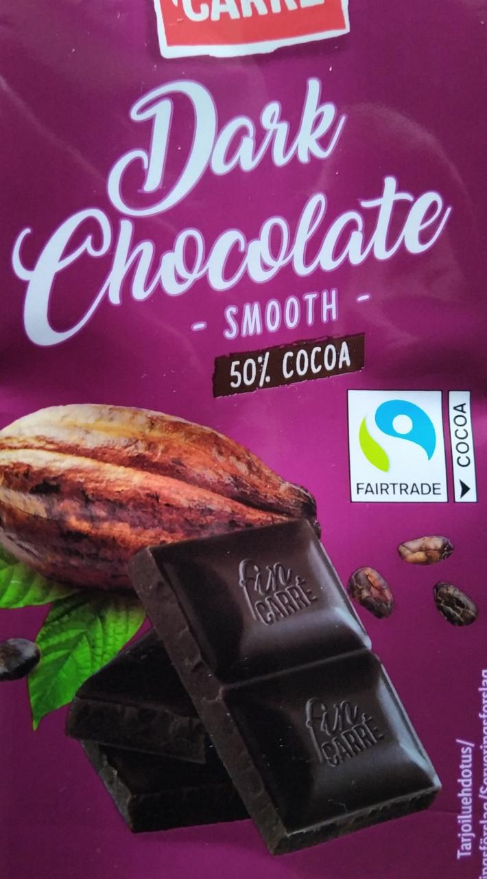 Képek - Dark chocolate smooth 50% cocoa Fin Carré
