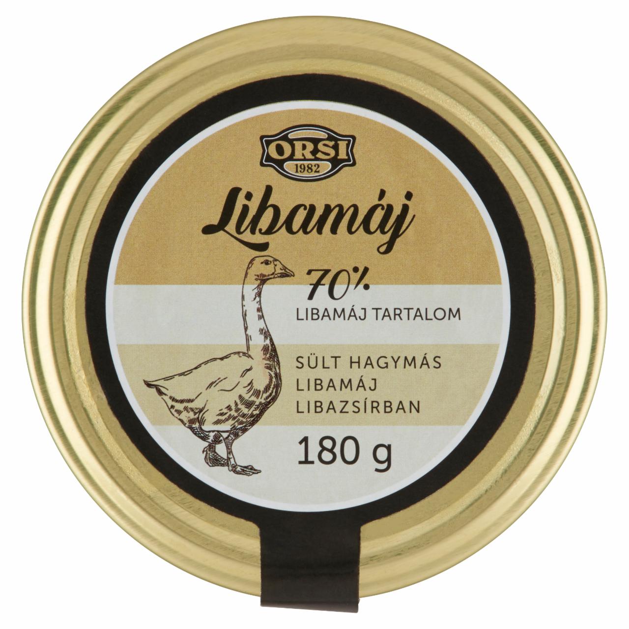 Képek - Orsi sült hagymás libamáj libazsírban 180 g