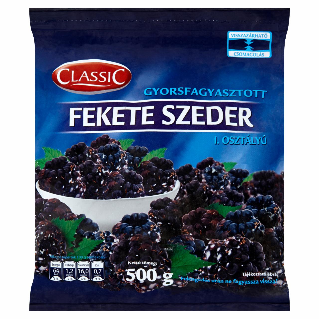 Képek - Gyorsfagyasztott fekete szeder Classic