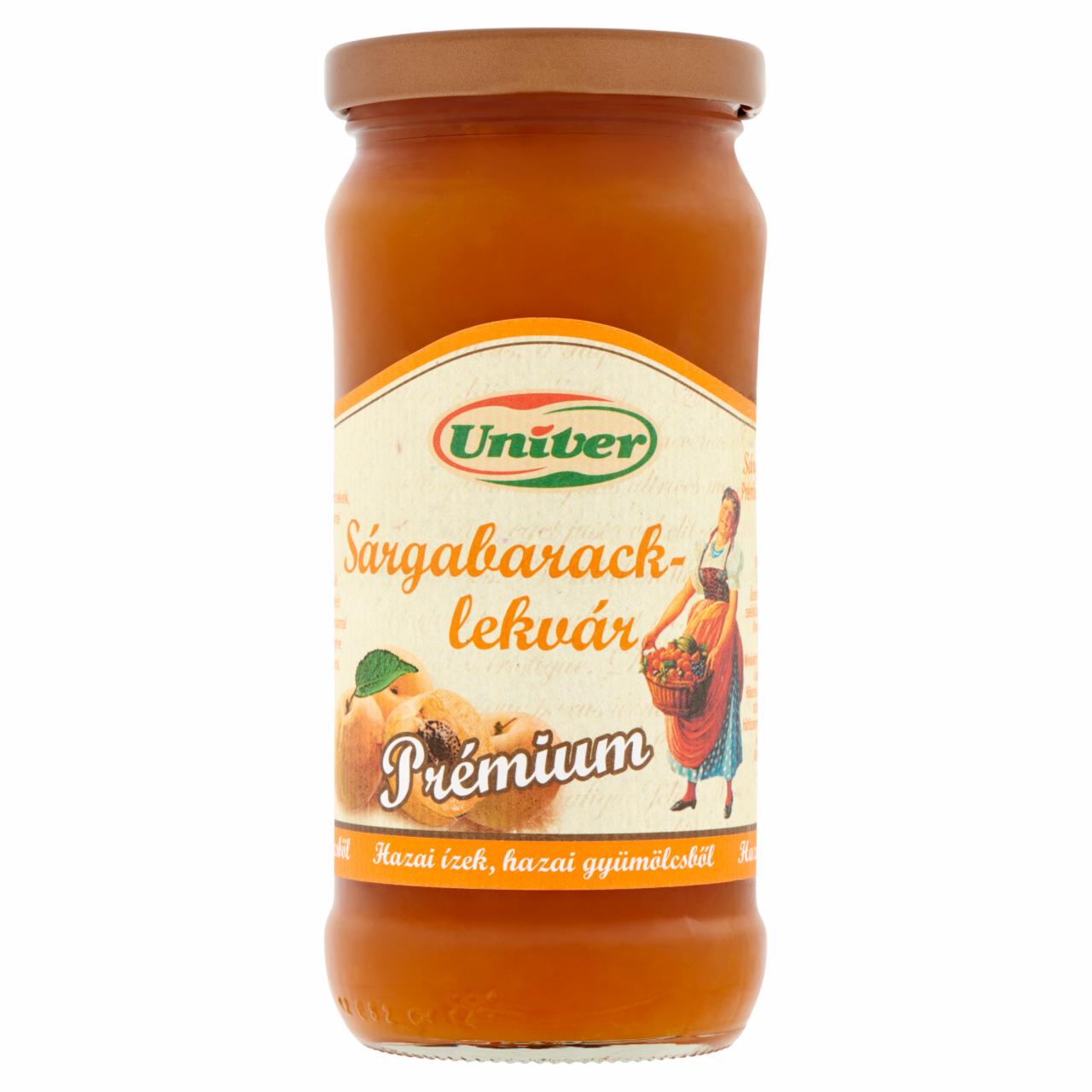 Képek - Univer Prémium sárgabaracklekvár 300 g