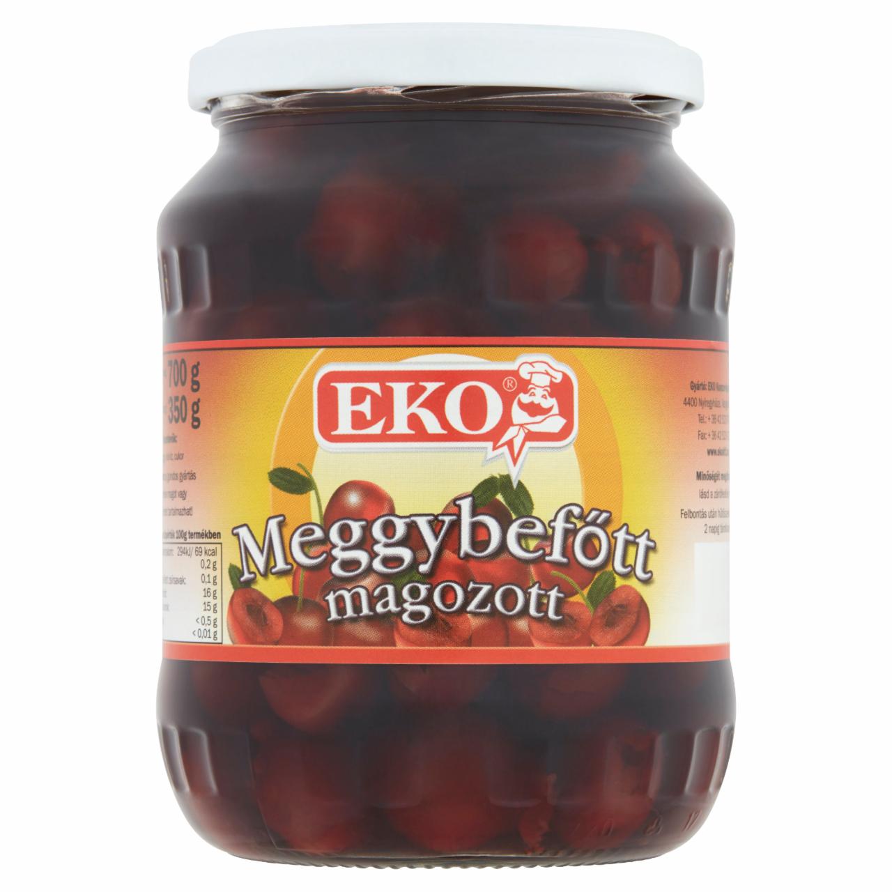 Képek - Eko magozott meggybefőtt 700 g