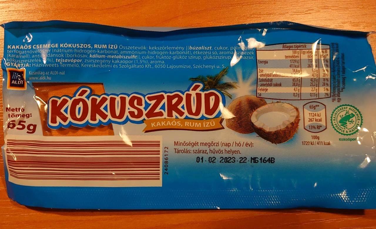 Képek - Kókuszrúd Aldi