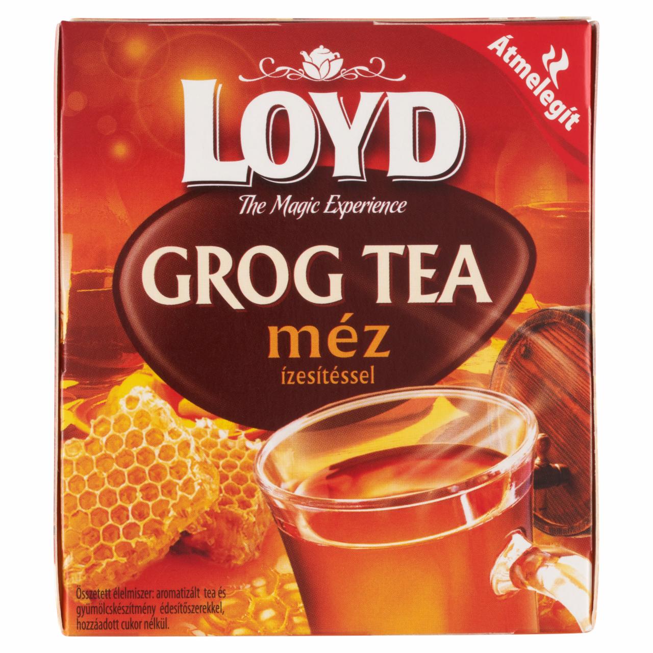 Képek - Loyd Grog tea méz ízesítéssel 10 filter 30 g