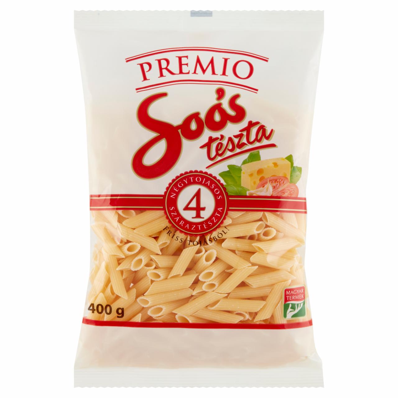 Képek - Soós Premio penne 4 tojásos száraztészta 400 g