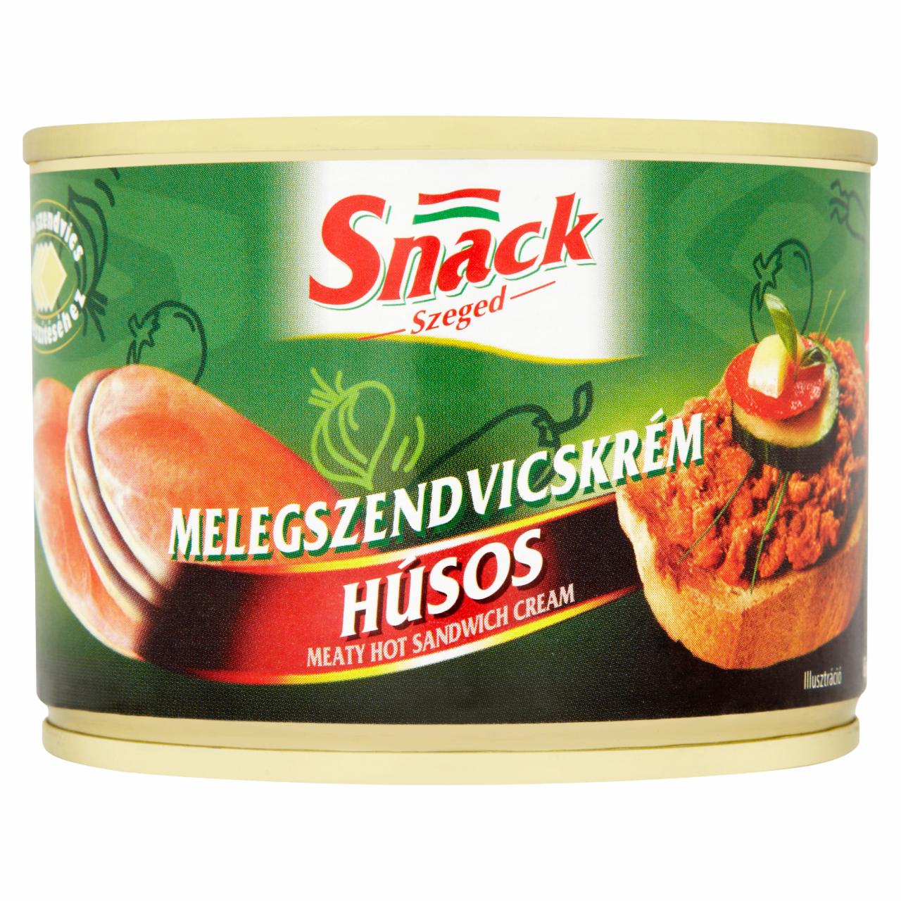 Képek - Snack Szeged húsos melegszendvicskrém 190 g