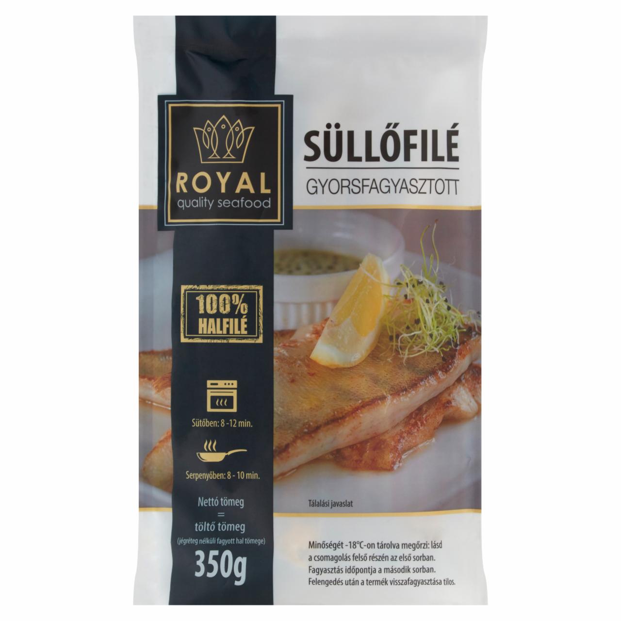 Képek - Royal gyorsfagyasztott süllőfilé 350 g