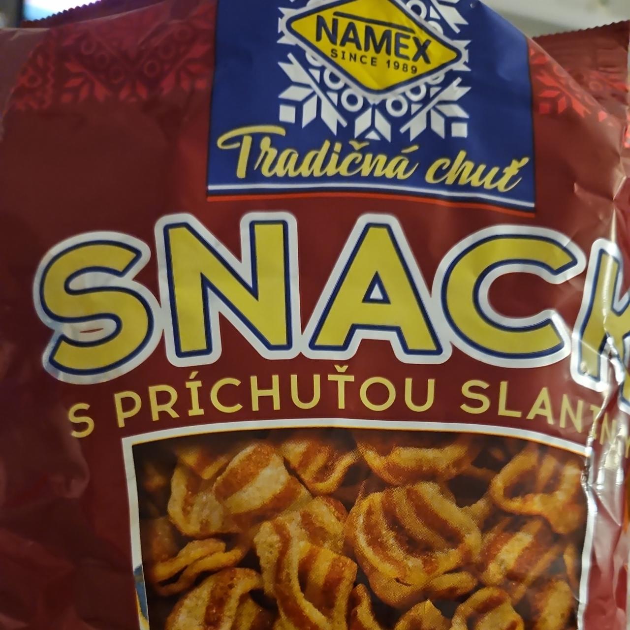 Képek - Snack s príchuťou slaniny Namex