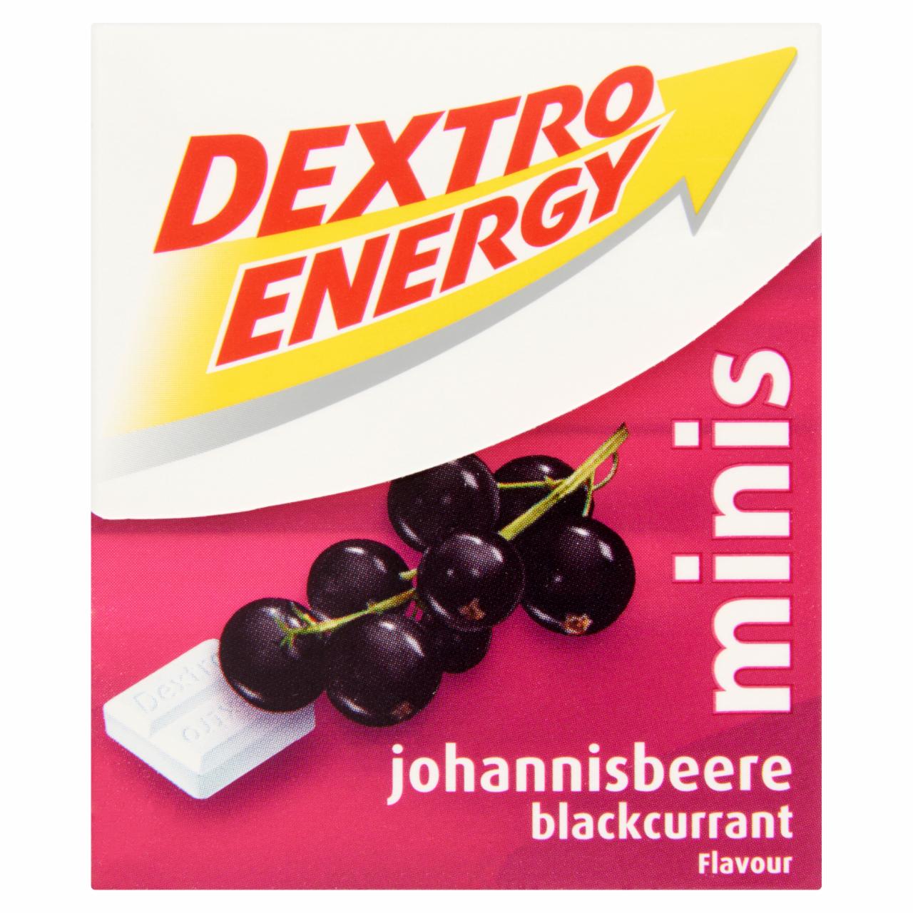 Képek - Dextro Energy energetizáló feketeribizli ízű szőlőcukor tabletta 50 g