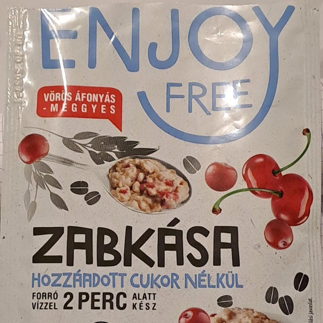 Képek - Zabkása Vörös áfonyás - meggyes Enjoy Free