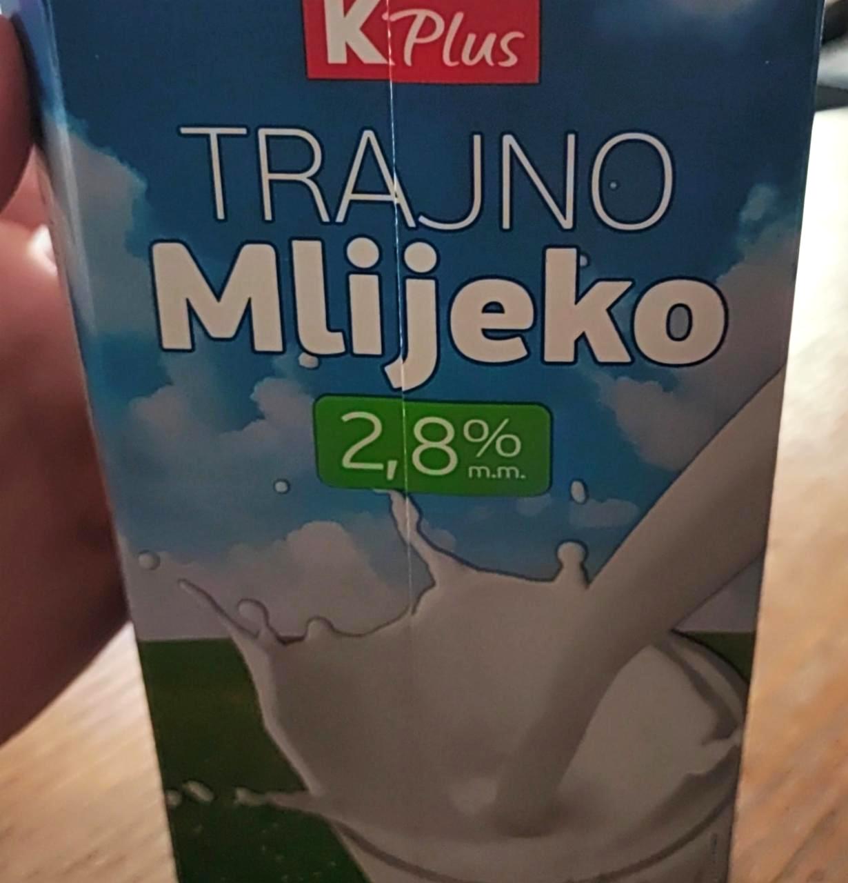 Képek - Trajno mlijeko 2,8% K Plus