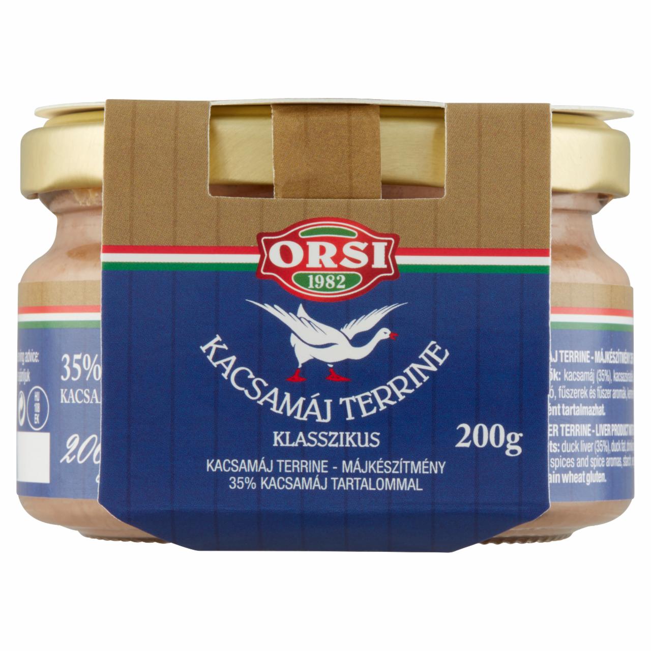 Képek - Orsi klasszikus kacsamáj terrine 200 g