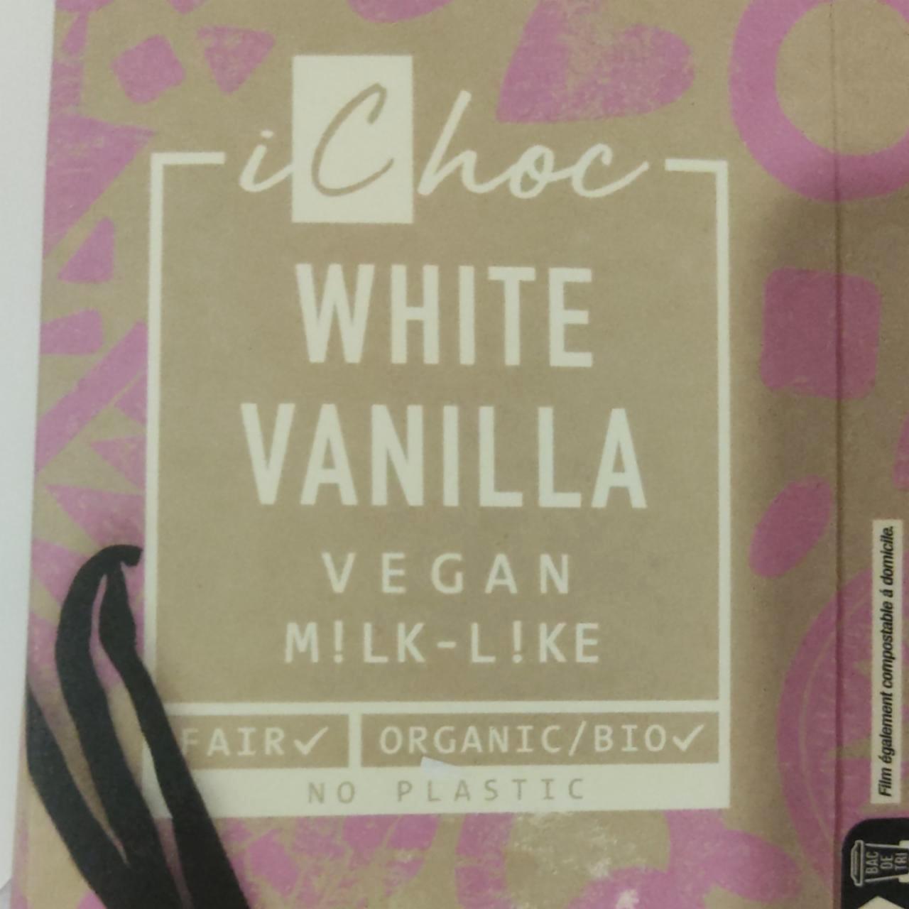 Képek - Fehér csokoládé vaníliás vegán iChoc