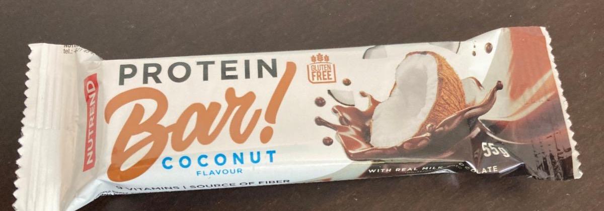 Képek - Nutrend Protein Bar kókusz ízesítésű fehérjeszelet hozzáadott vitaminokkal 55 g