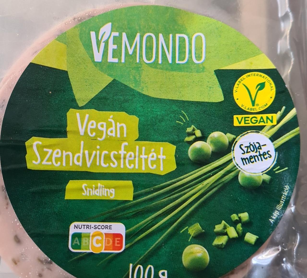 Képek - Vegán szendvicsfeltét snidling Vemondo