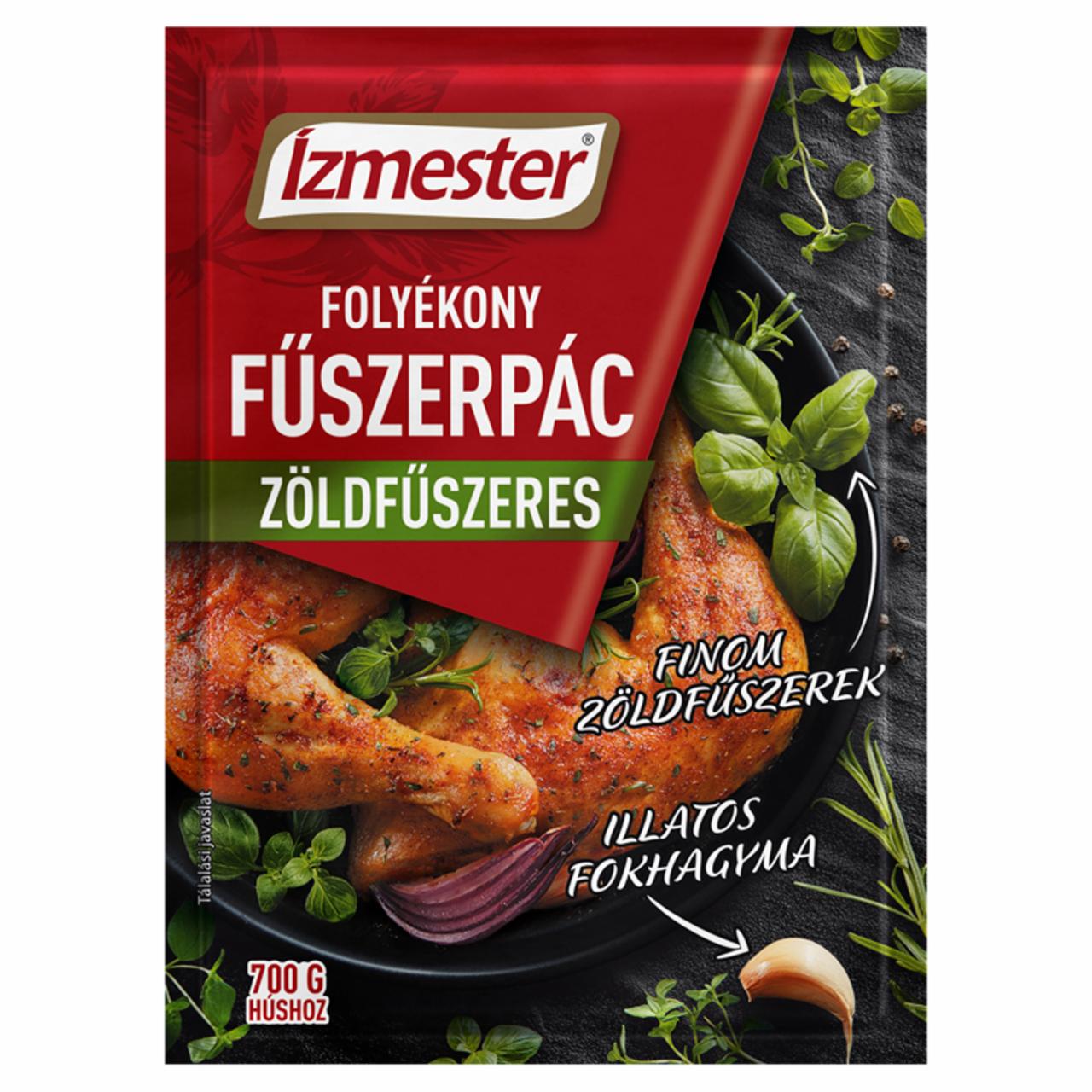 Képek - Ízmester zöldfűszeres folyékony fűszerpác 80 ml