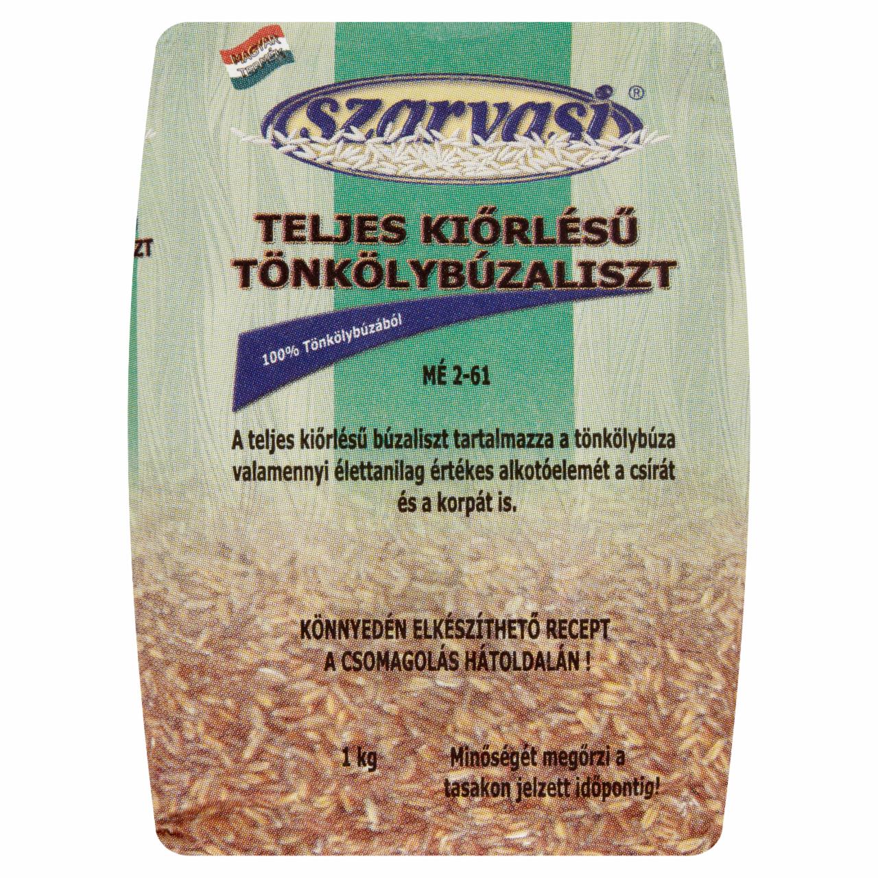 Képek - Szarvasi teljes kiőrlésű tönkölybúzaliszt 1 kg