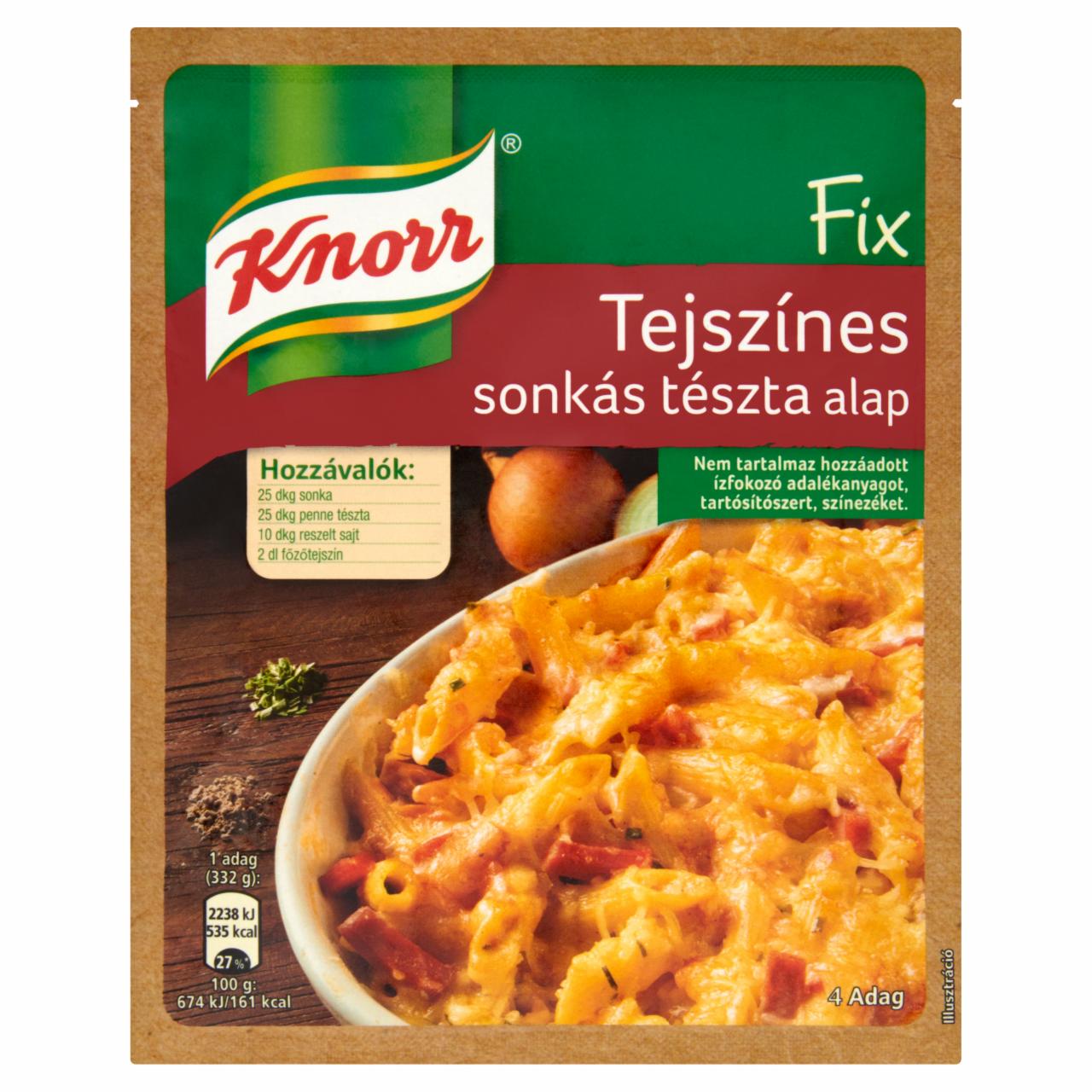 Képek - Knorr Fix tejszínes sonkás tészta alap 56 g