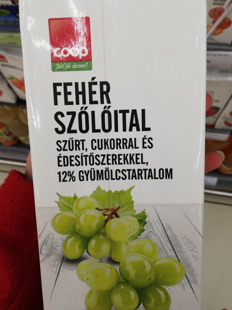 Képek - Fehér szőlőital Coop