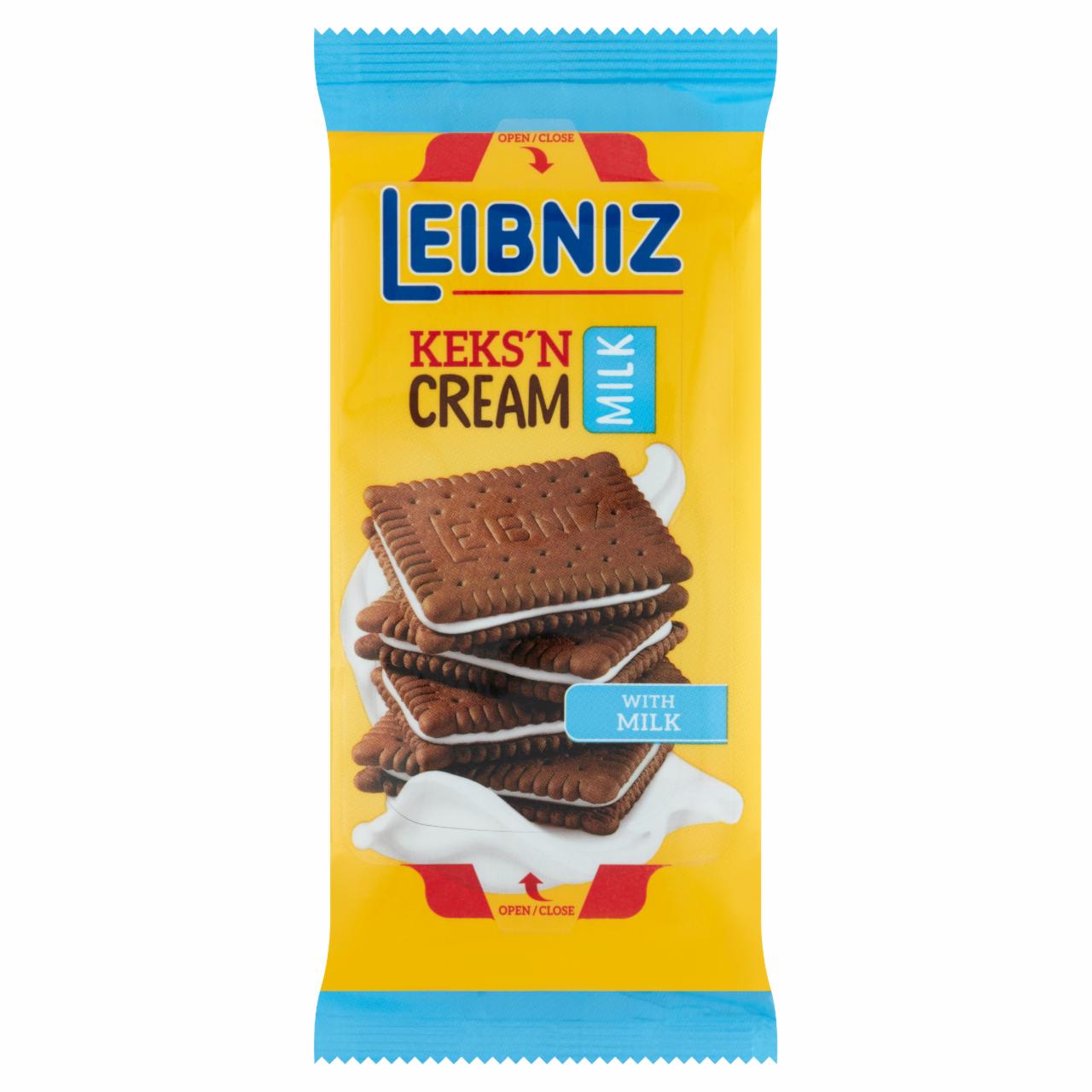Képek - Leibniz kakaós keksz tej ízesítésű töltelékkel 190 g